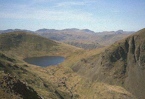 Grisedale Tarn from Deepdale Hause