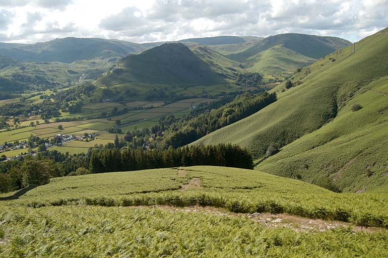 Helm Crag and Forestside Plantation