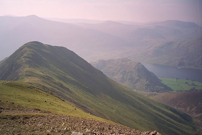 Whiteless Edge from Thirdgill Head Man